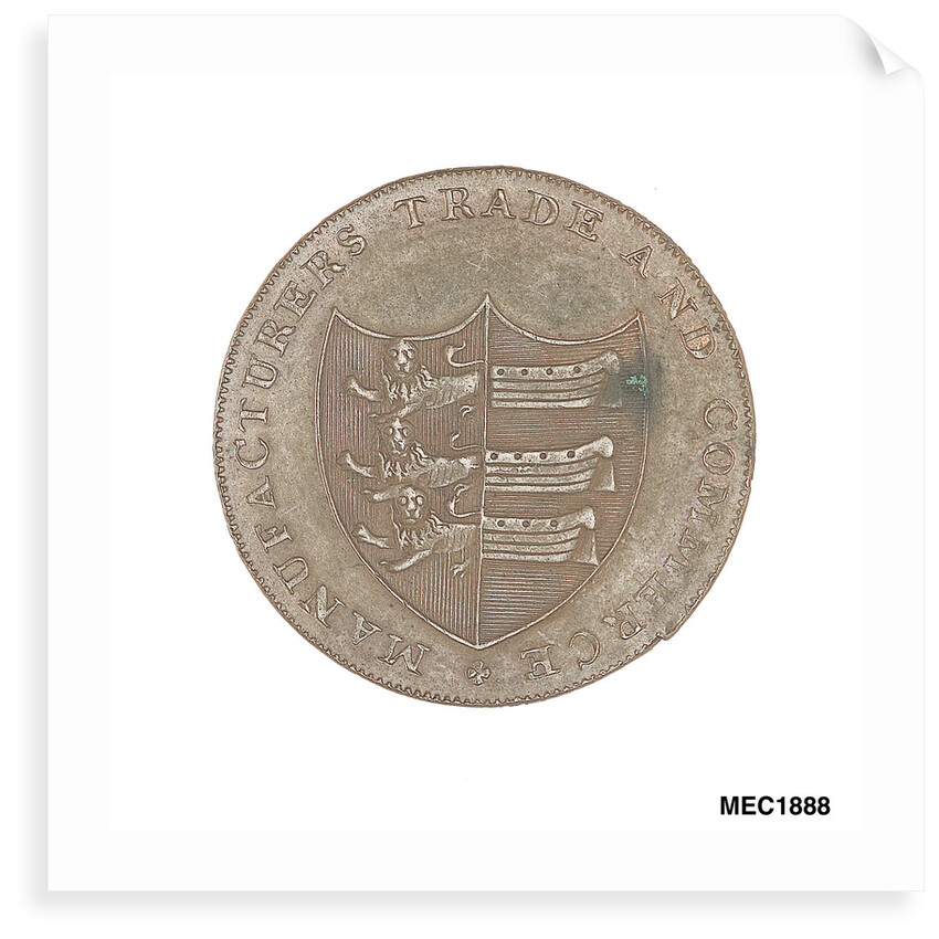 Sandwich halfpenny token by R. Dixon