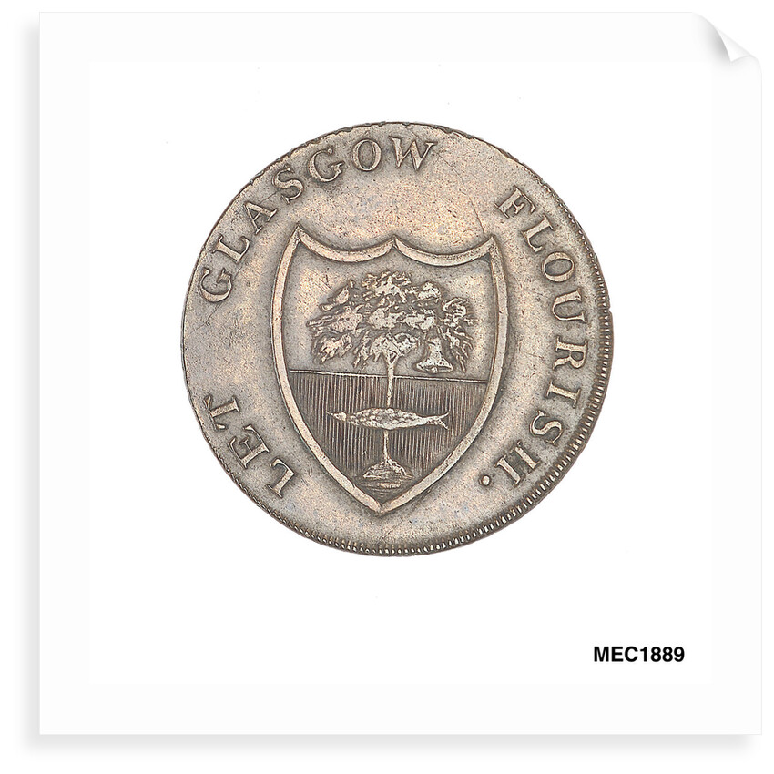 Glasgow halfpenny token by unknown
