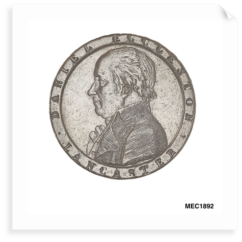 Lancashire halfpenny token by Ponthon