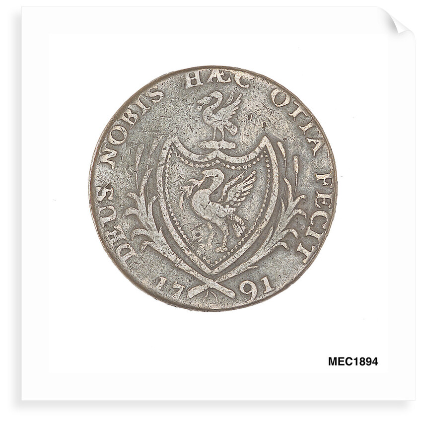 Liverpool halfpenny token by unknown
