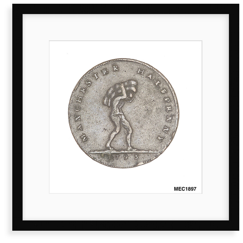 Manchester halfpenny token by unknown