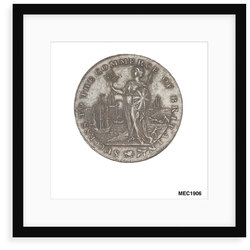 Spalding halfpenny token by T. Wyon