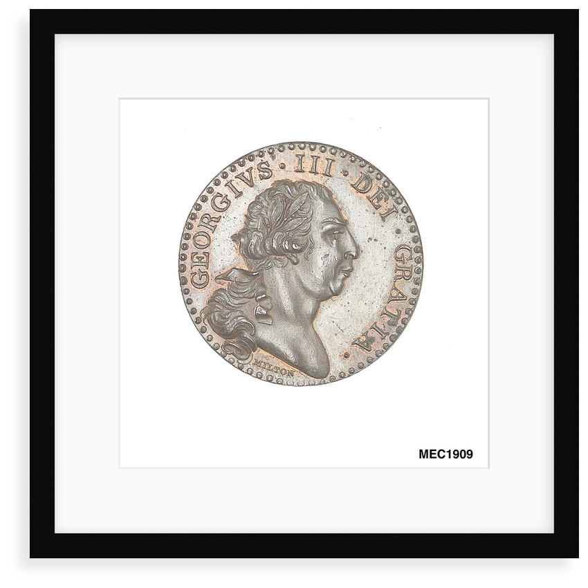 Penny token commemorating naval victories and the Royal Thanksgiving at St Pauls, 1797 by J. Milton