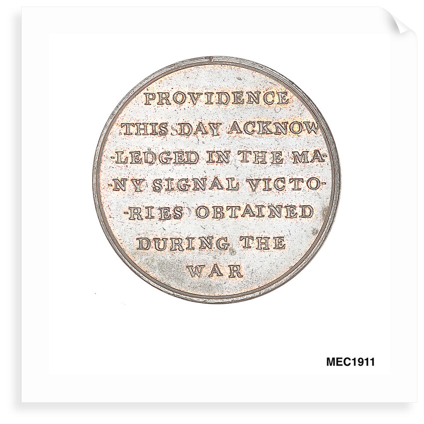 Penny token commemorating naval victories and the Royal Thanksgiving at St Pauls, 1797 by unknown
