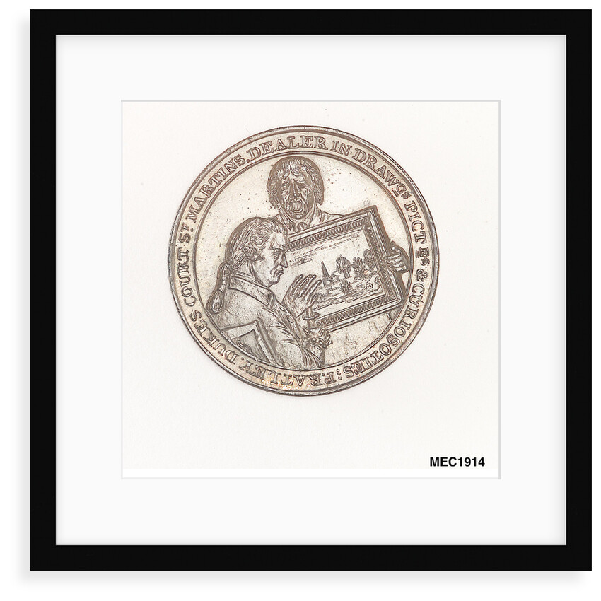 Ratley's halfpenny token by T. Wyon