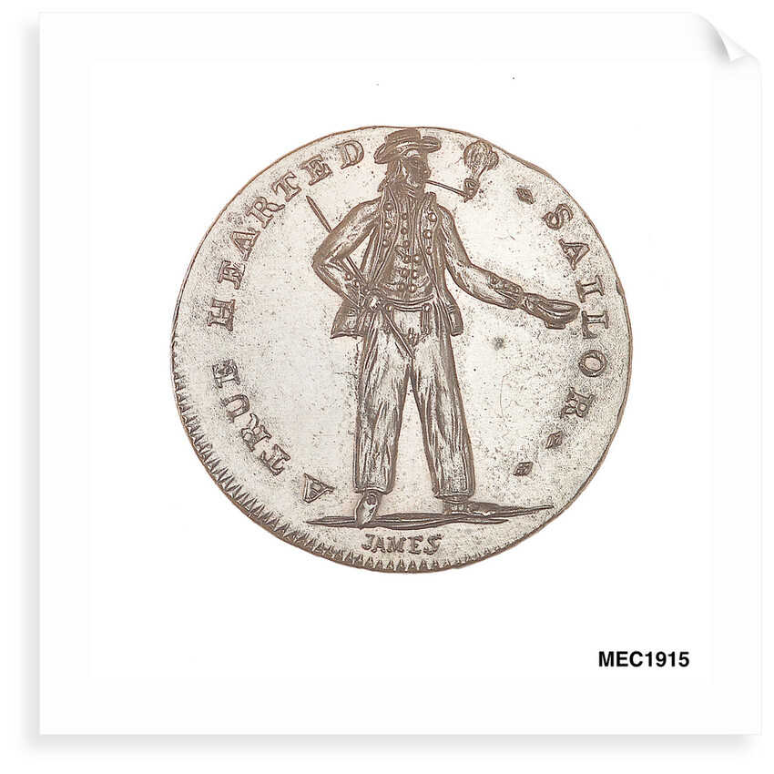 Spence's halfpenny token by C. James