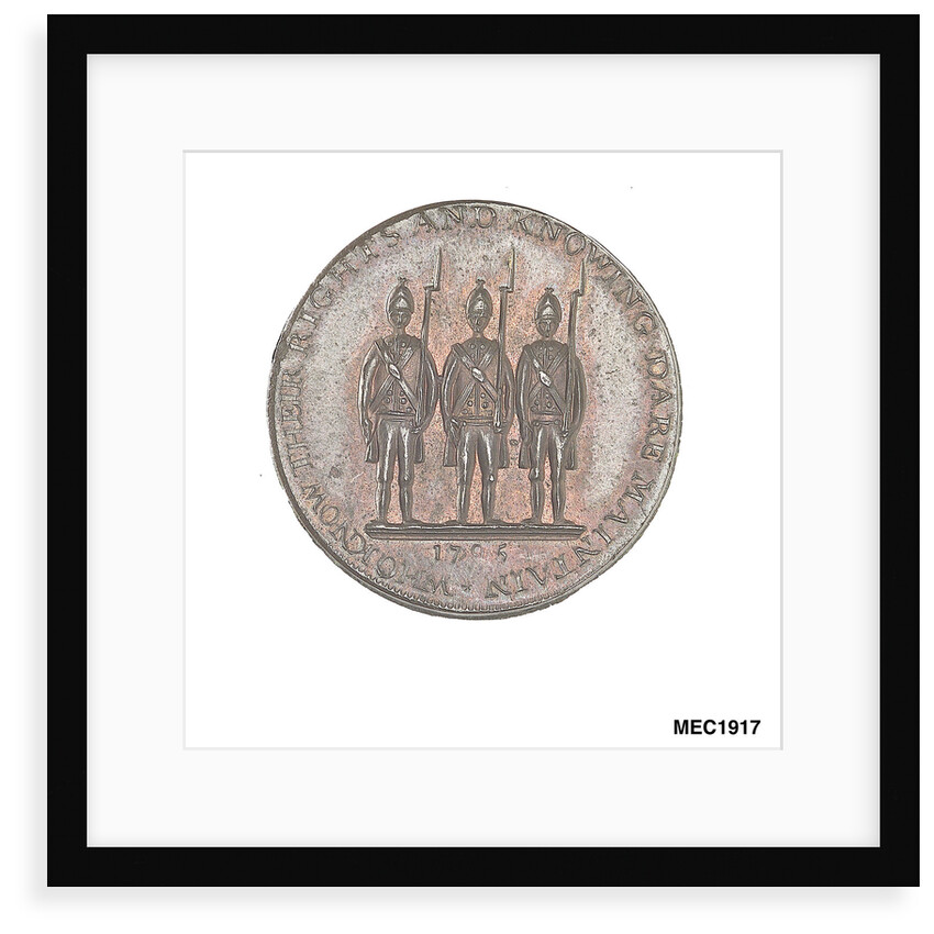Spence's halfpenny token by T. Spence