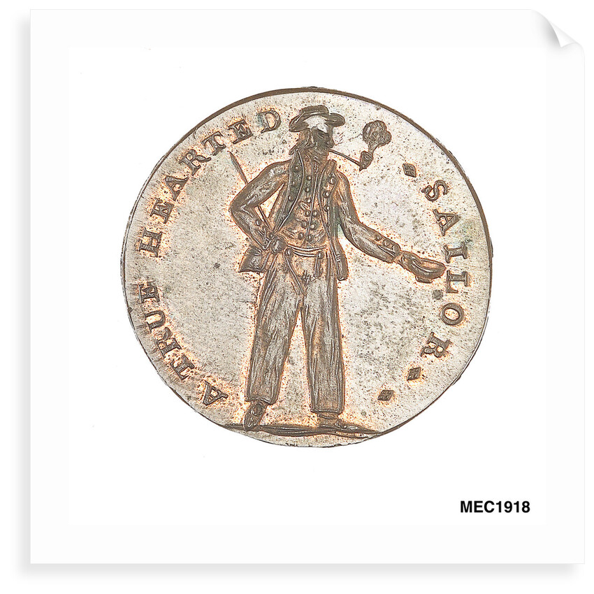 Spence's halfpenny token by C. James