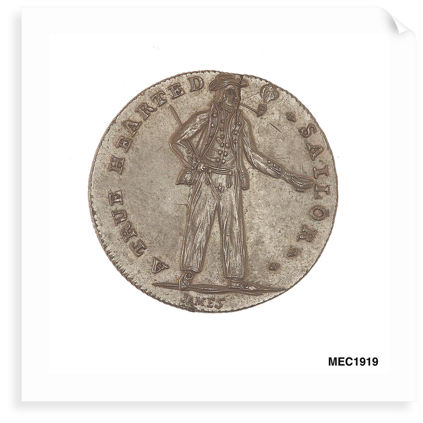 Spence's halfpenny token by C. James