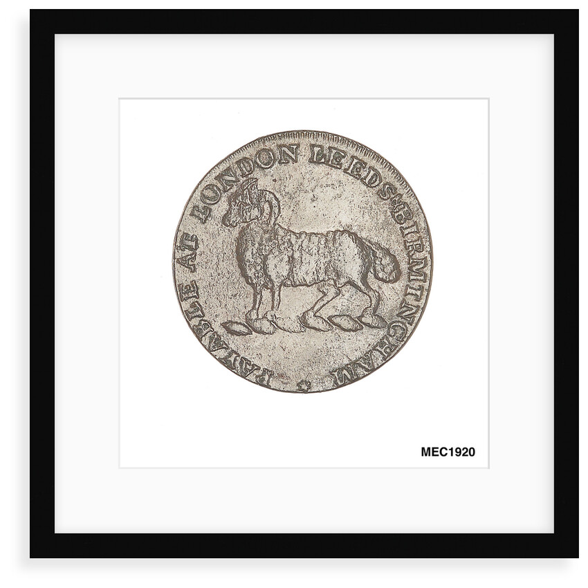 Halfpenny token by unknown