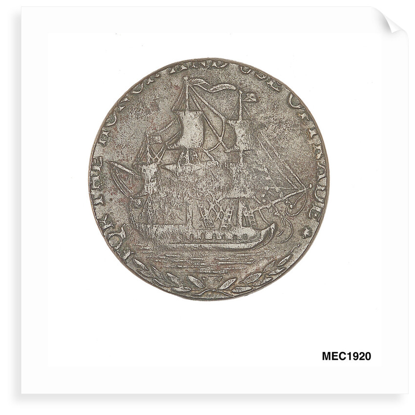 Halfpenny token by Unknown