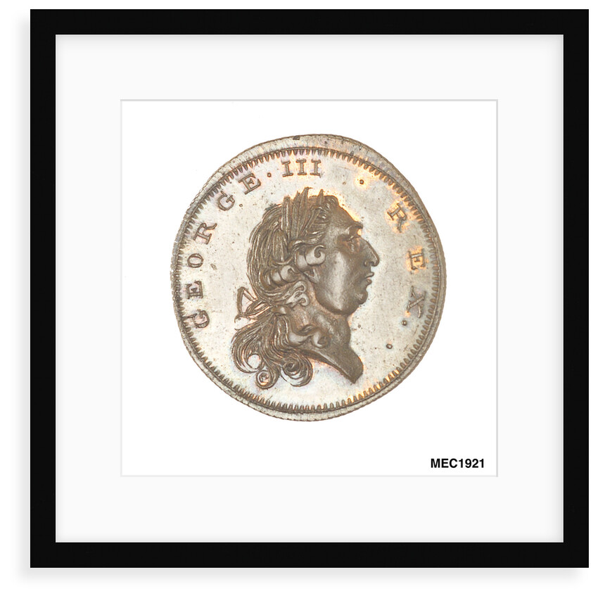 Halfpenny token commemorating His Majesty viewing the Dutch Prizes at the Nore, 1797 by unknown