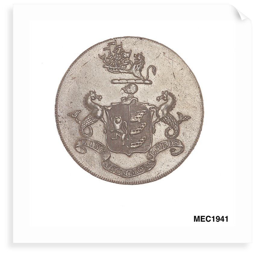 Ipswich halfpenny token by P. Kempson