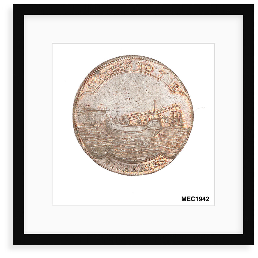 Lowestoft halfpenny token by R.P.