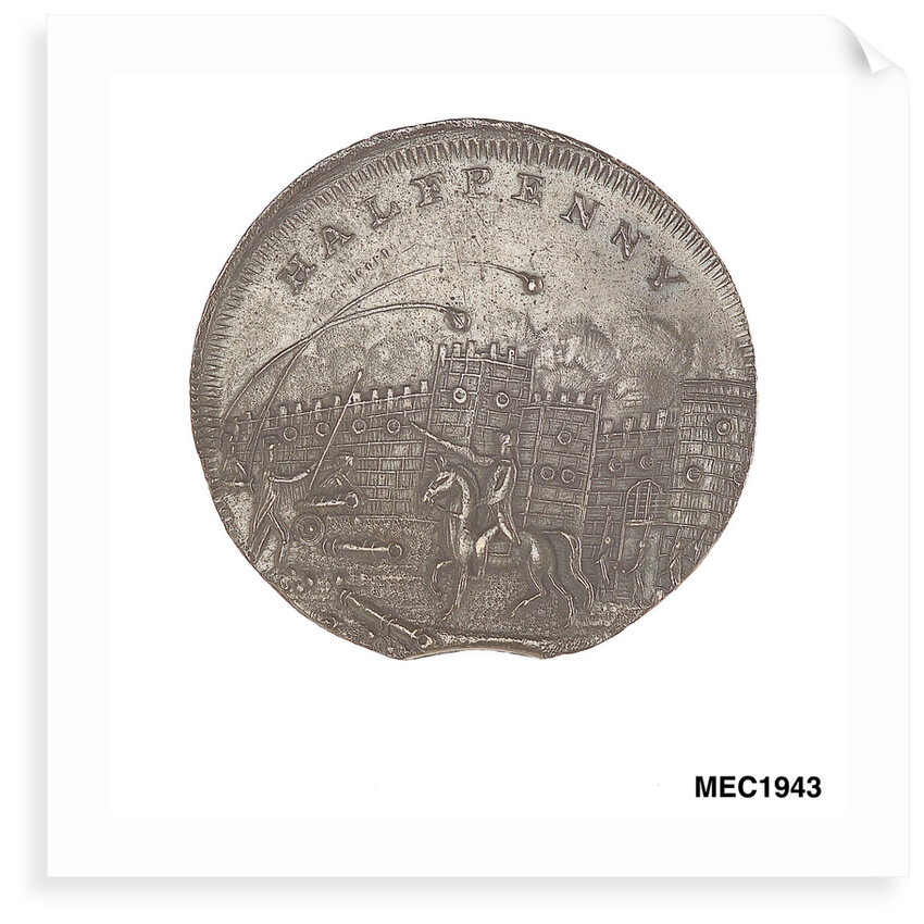Brighton halfpenny token by Unknown