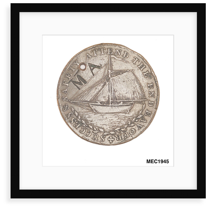 Hastings halfpenny token by T. Wyon