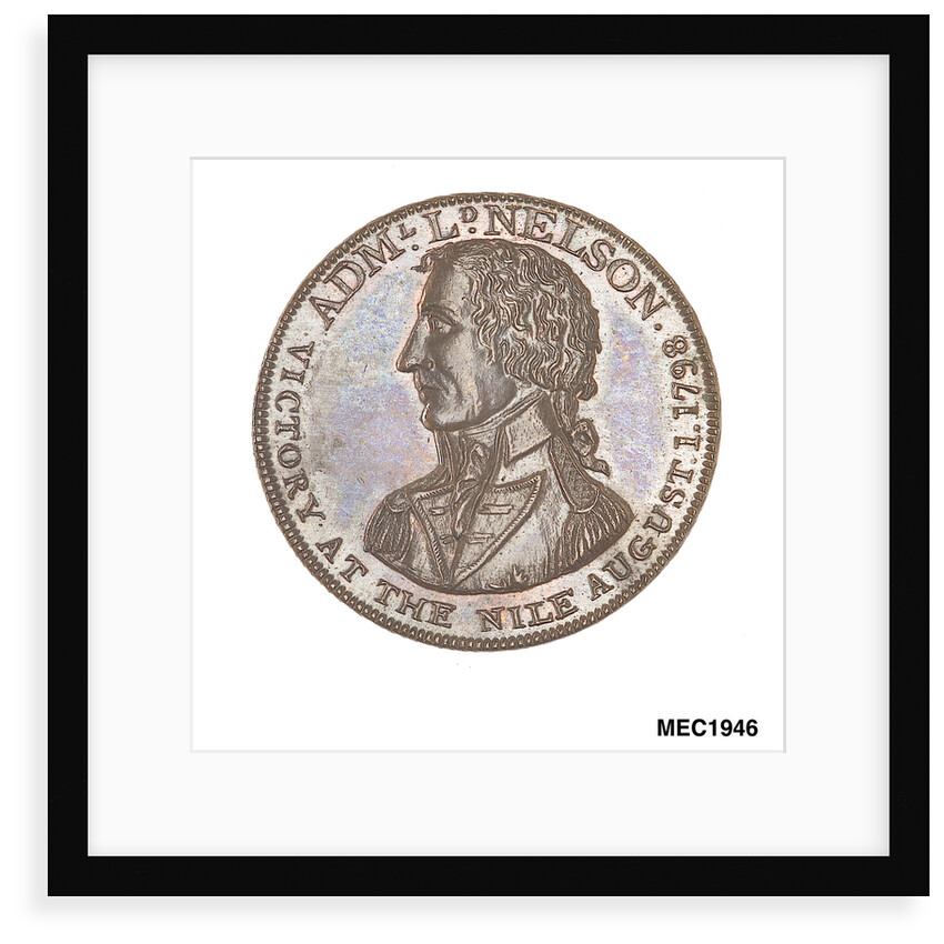Birmingham Workhouse shilling token commemorating the battle of the Nile, 1798 by unknown