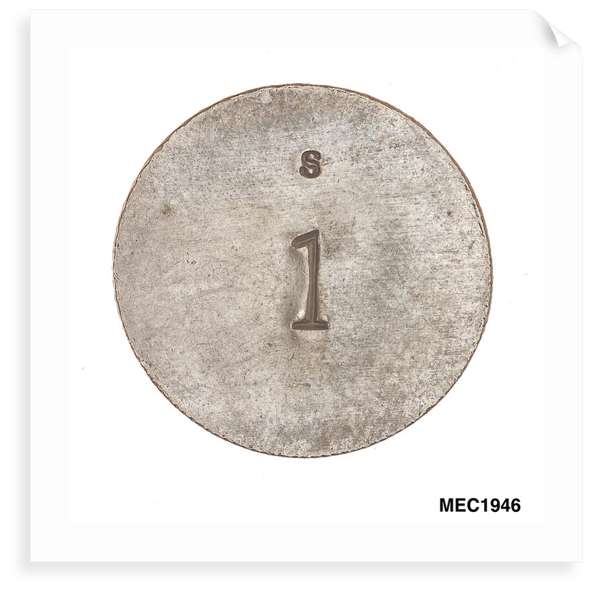 Birmingham Workhouse shilling token commemorating the battle of the Nile, 1798 by unknown