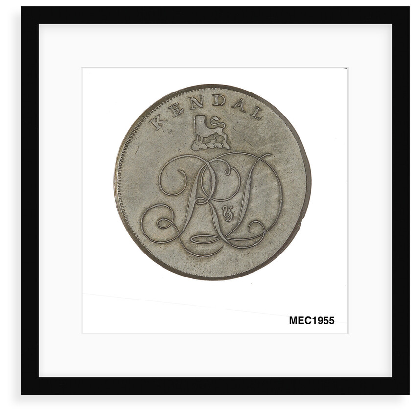 Kendal halfpenny token by unknown