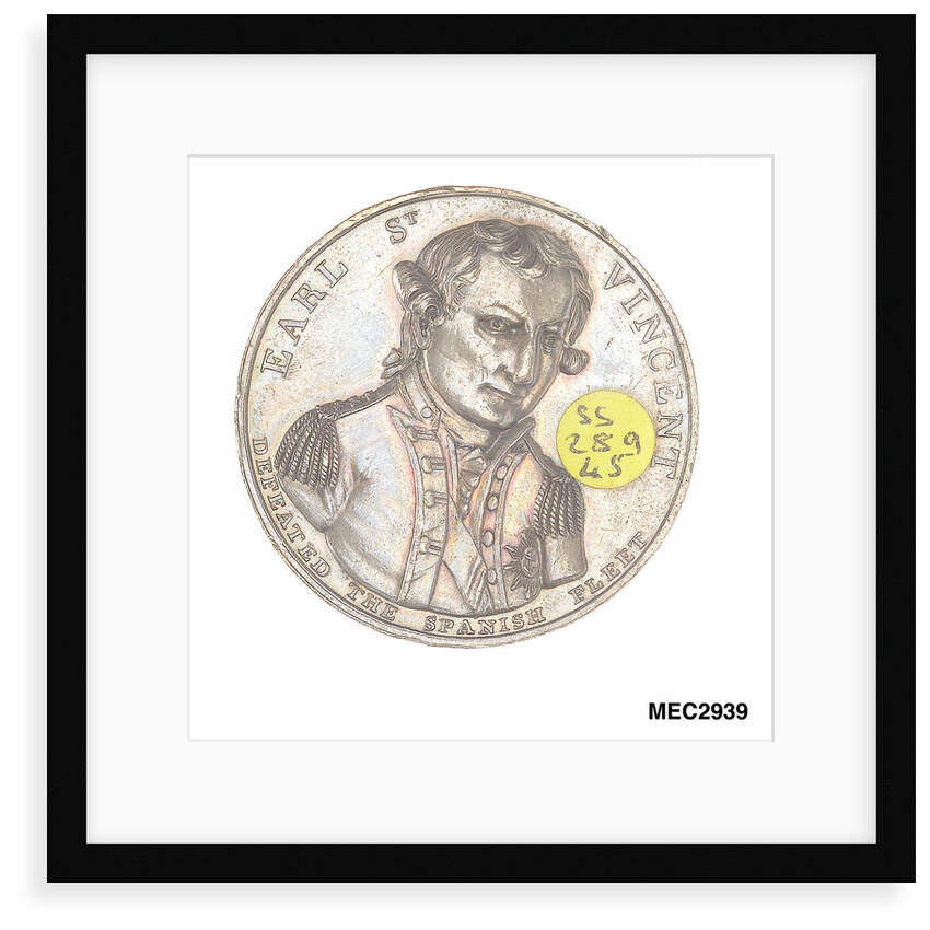 Medal commemorating John Jervis, Earl St Vincent (1735-1823) and the battle of Cape St Vincent, 1797 by unknown