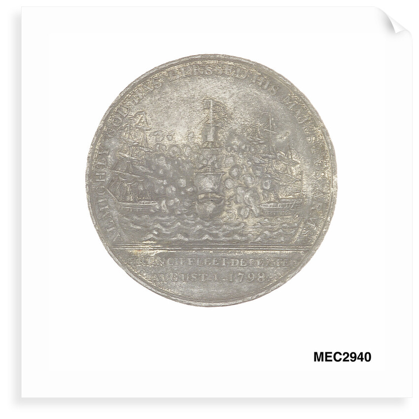 Medal commemorating the Battle of the Nile, 1798 by unknown