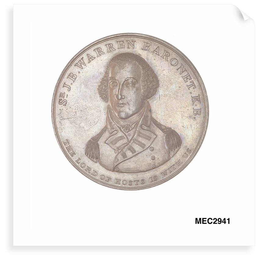 Medal commemorating Sir John Borlase Warren (1753-1822) and the action off Tory Island, 1798 by unknown