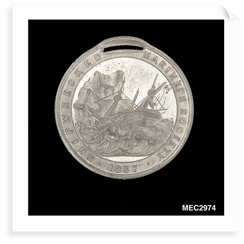 Membership token of The Shipwrecked Fishermen and Mariners Royal Benevolent Society by J. Davis