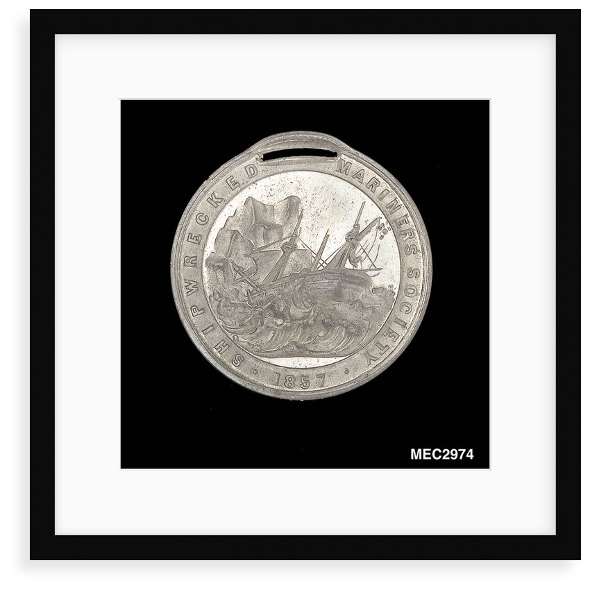 Membership token of The Shipwrecked Fishermen and Mariners Royal Benevolent Society by J. Davis