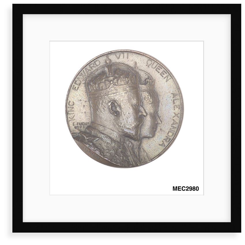 Medal commemorating the Coronation of Edward VII, 1902 by Emil Fuchs