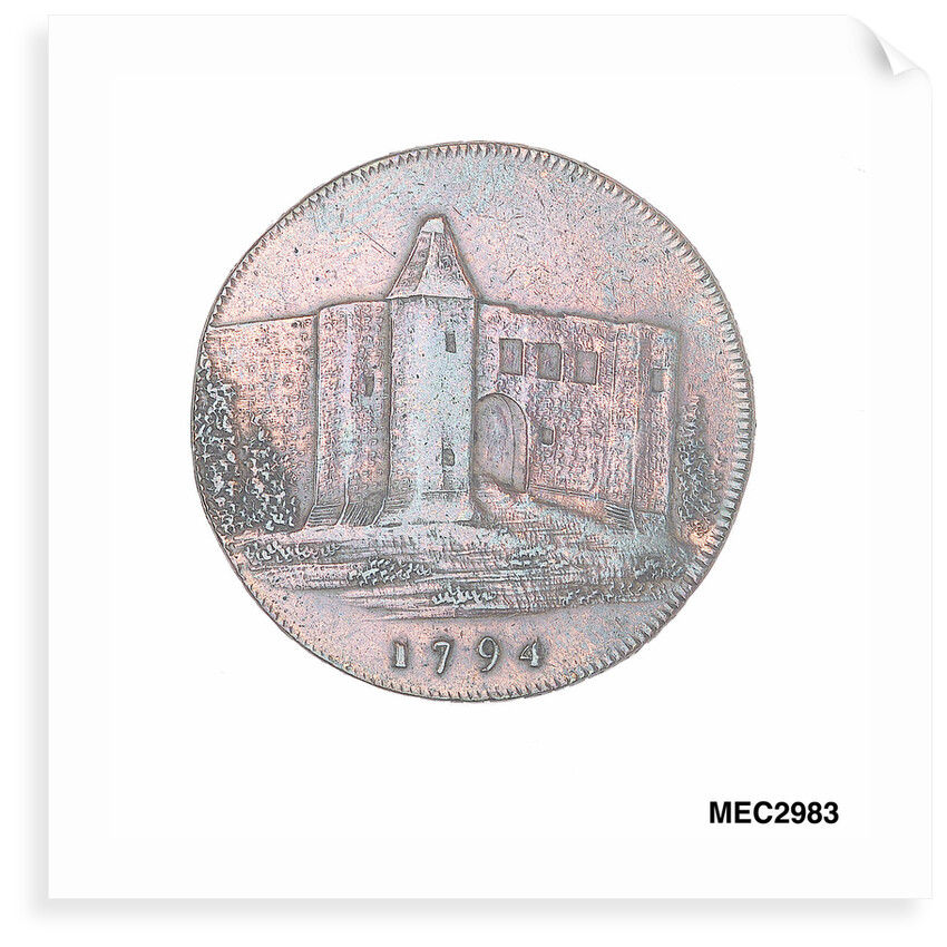 Colchester halfpenny token by unknown