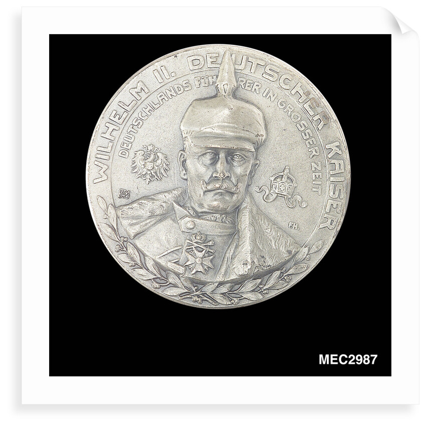 Commemorative medal depicting Kaiser Wilhelm II by unknown