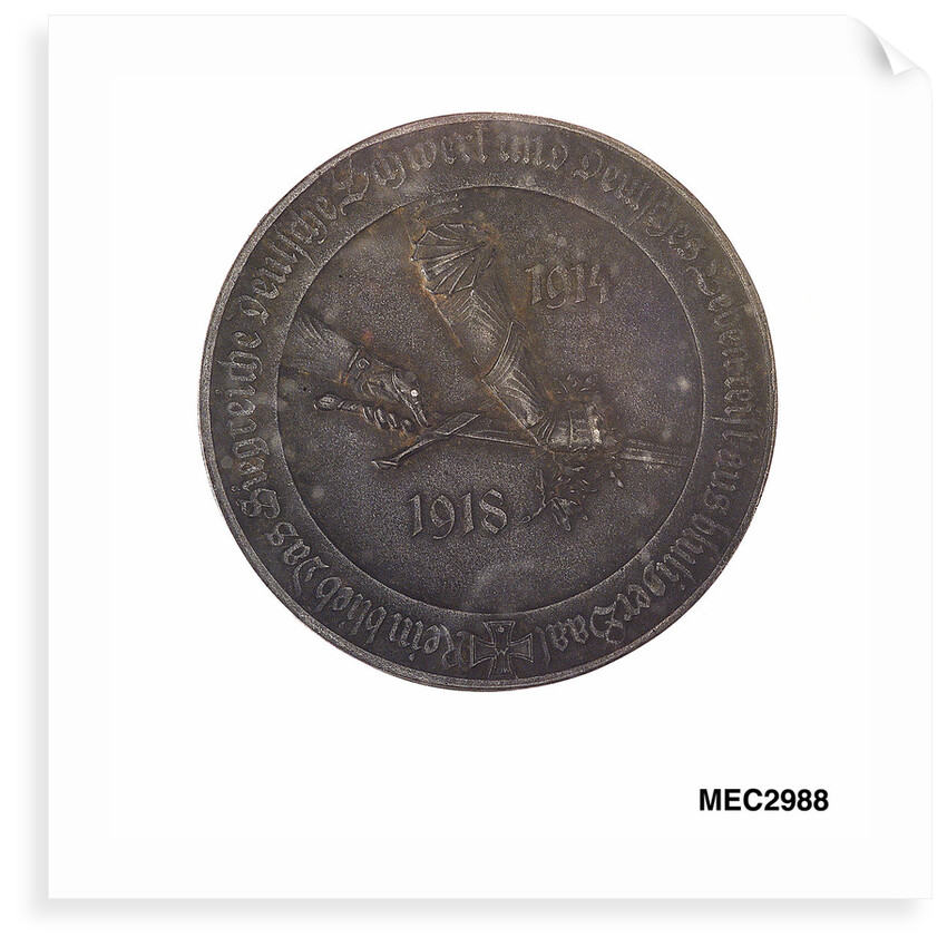 Medal commemorating the First World War by Unknown