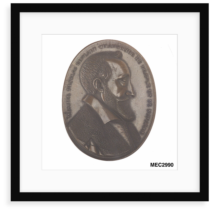 Commemorative medal depicting Nicholas Brulart by unknown