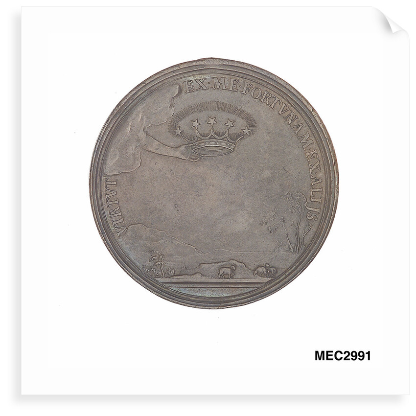 Commemorative medal depicting Charles I by John Roettier