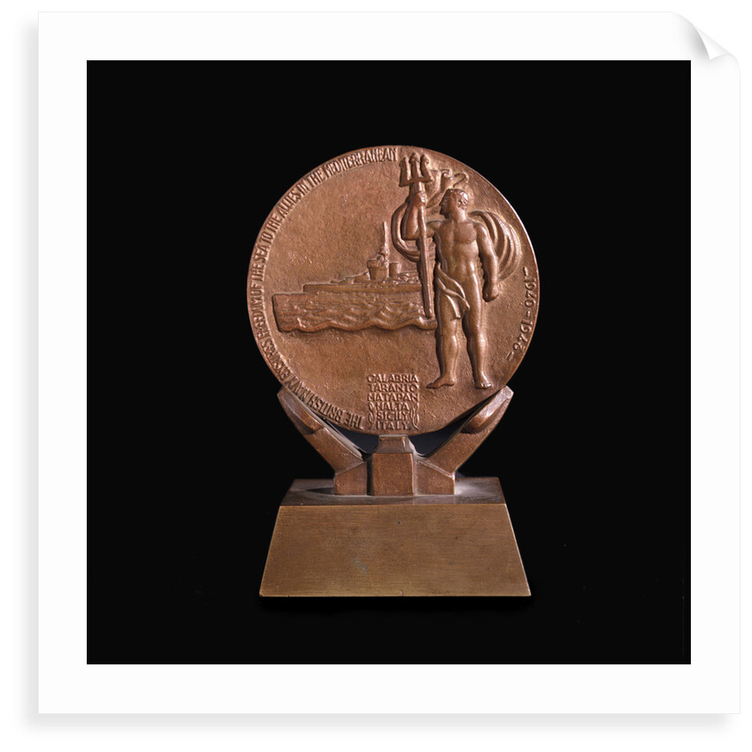 Medal commemorating Admiral of the Fleet, Andrew Browne Cunningham  (1883-1963) by Georges Guiraud