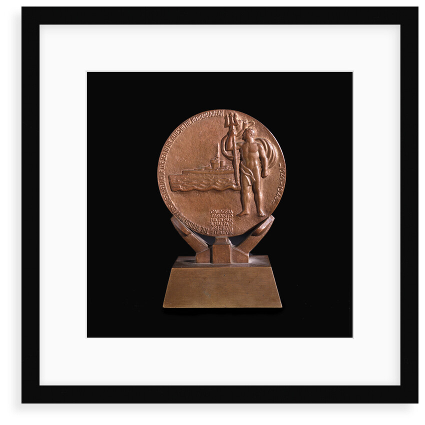 Medal commemorating Admiral of the Fleet, Andrew Browne Cunningham  (1883-1963) by Georges Guiraud