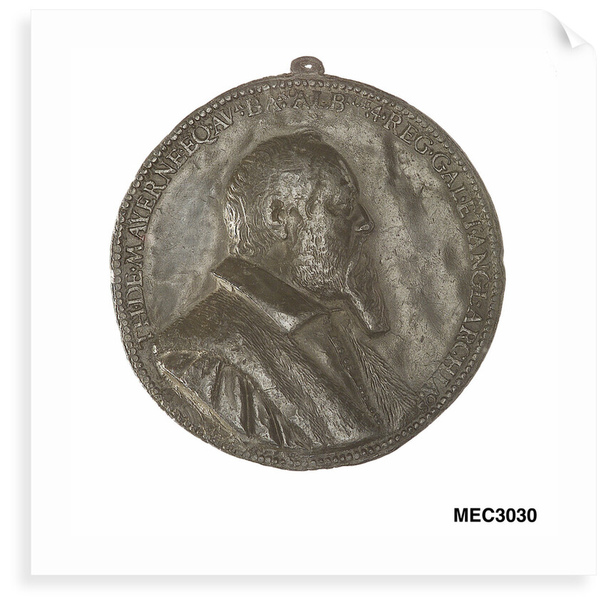 Commemorative medal depicting Sir Theodore Turquet de Mayerne (1573-1655) by Nicholas Briot