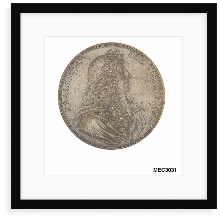 Commemorative medal depicting Francesco Redi (1626-97) by M. Soldanus