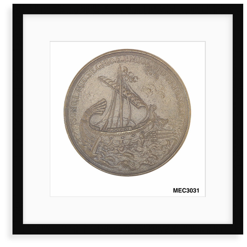 Commemorative medal depicting Francesco Redi (1626-97) by M. Soldanus