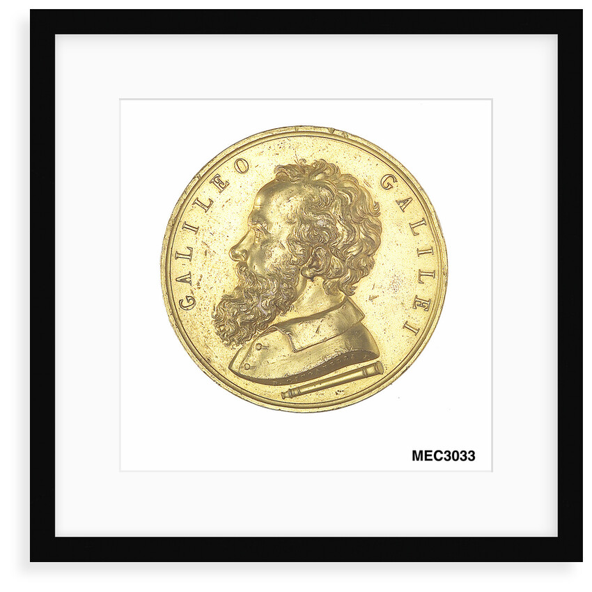 Commemorative medal depicting Galileo Galilei (1564-1642) by P. Cinganelli