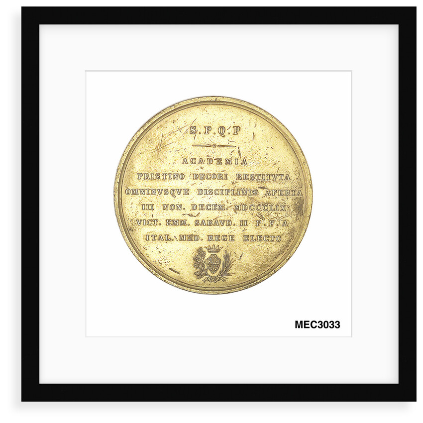 Commemorative medal depicting Galileo Galilei (1564-1642) by P. Cinganelli