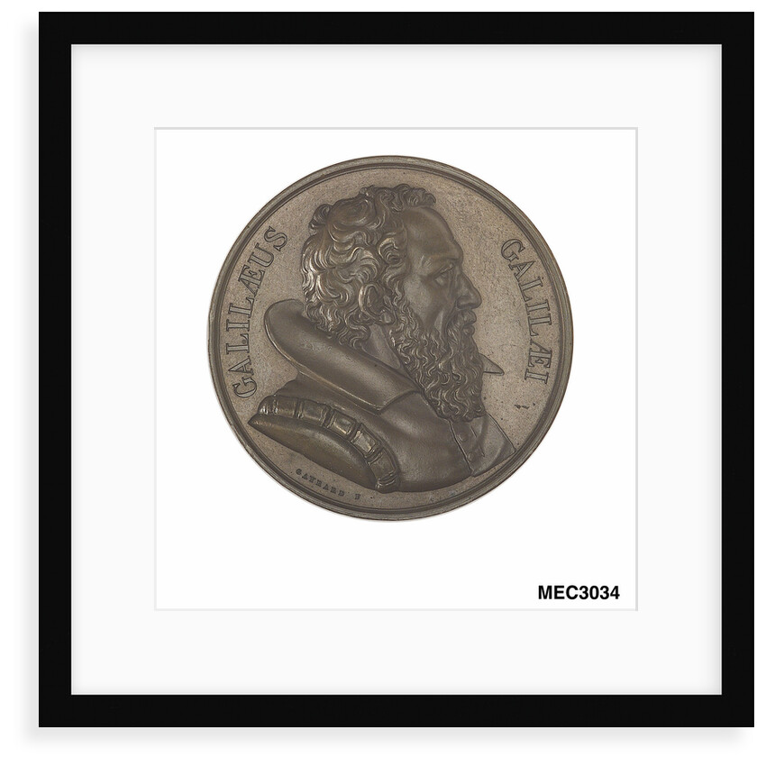 Commemorative medal depicting Galileo Galilei (1564-1642) by unknown