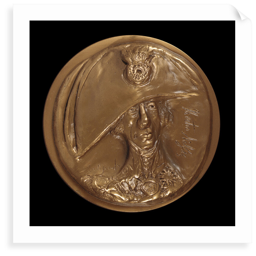 Medal commemorating Vice-Admiral Horatio Nelson (1758-1805) and Trafalgar by Ronald Searle