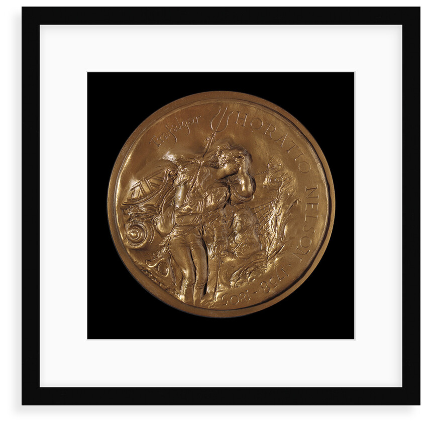Medal commemorating Vice-Admiral Horatio Nelson (1758-1805) and Trafalgar by Ronald Searle