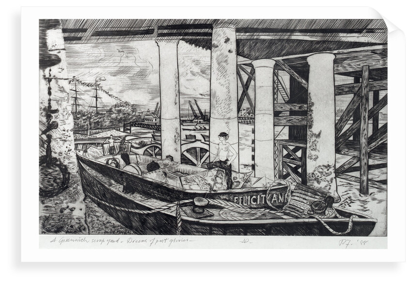 A Greenwich scrap yard. Dreams of Past Glories by Richard Fozard