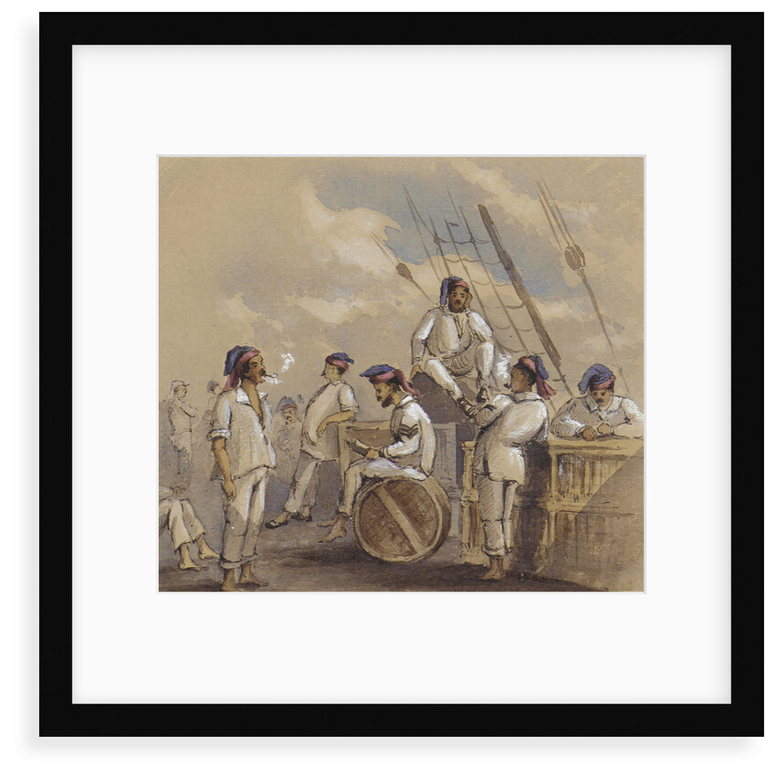 A group of gunners at rest by Edward Hovell Thurlow
