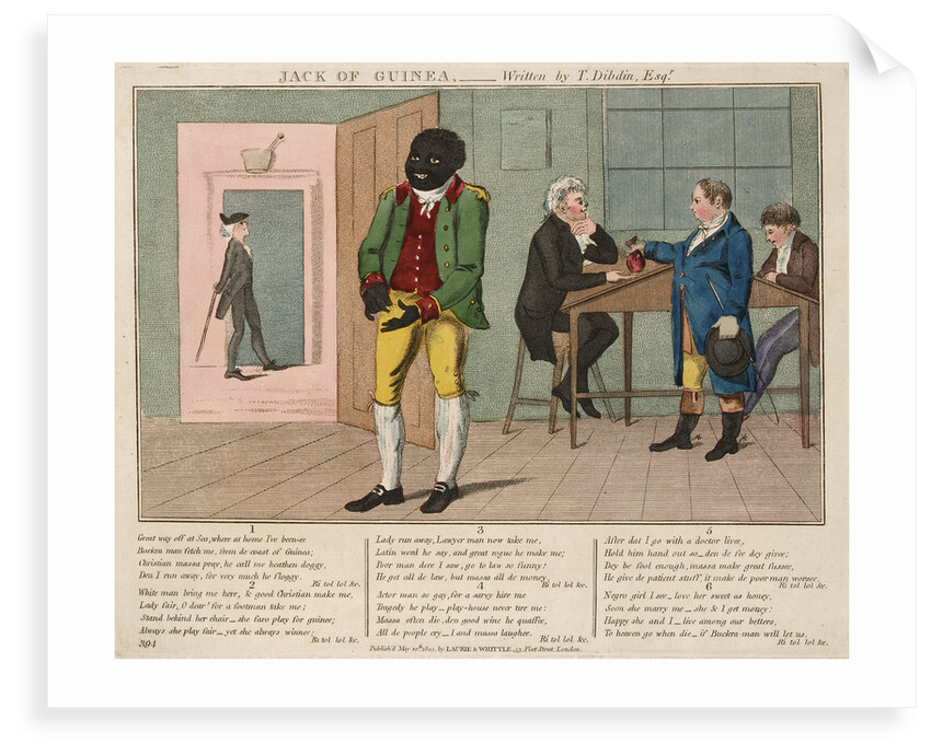Jack of Guinea by Isaac Cruikshank