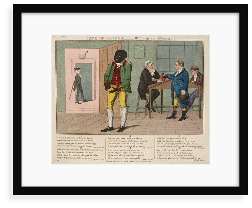 Jack of Guinea by Isaac Cruikshank