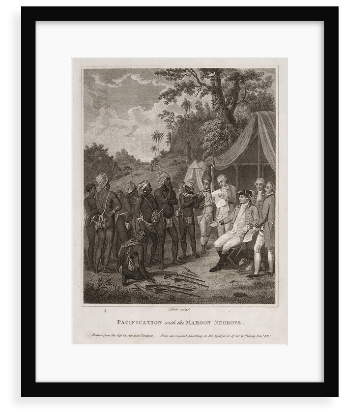 Pacification with the Maroon Negroes by Agostino Brunais
