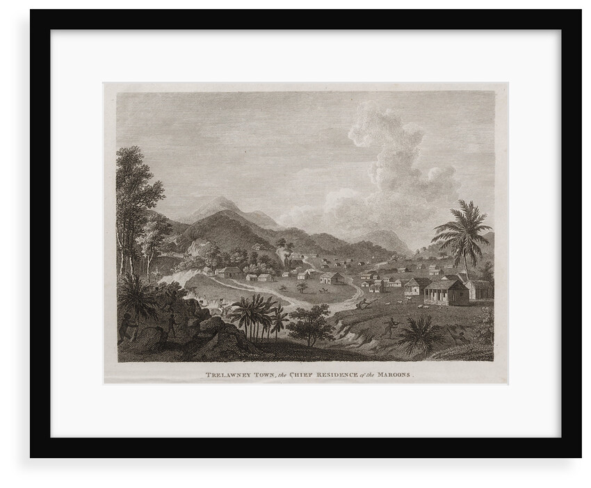 Trelawney Town, the Chief Residence of the Maroons by unknown